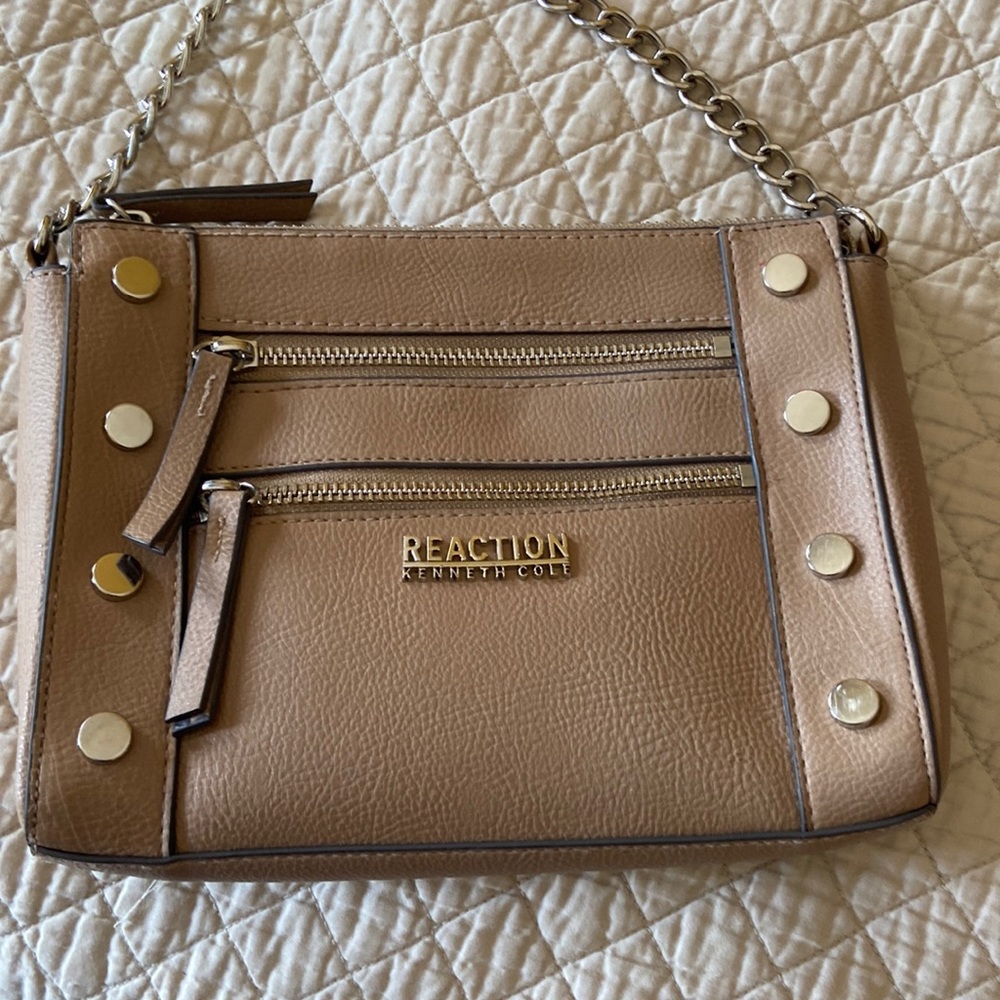 Kenneth Cole Reaction Tan Crossbody Bag
